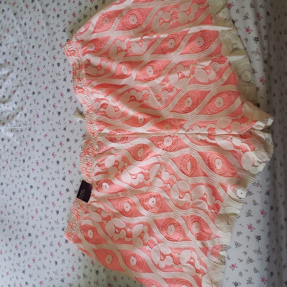 Lane bryant neon pink shorts